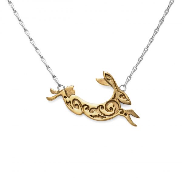 small-fairtrade-yellow-gold-hare-necklace