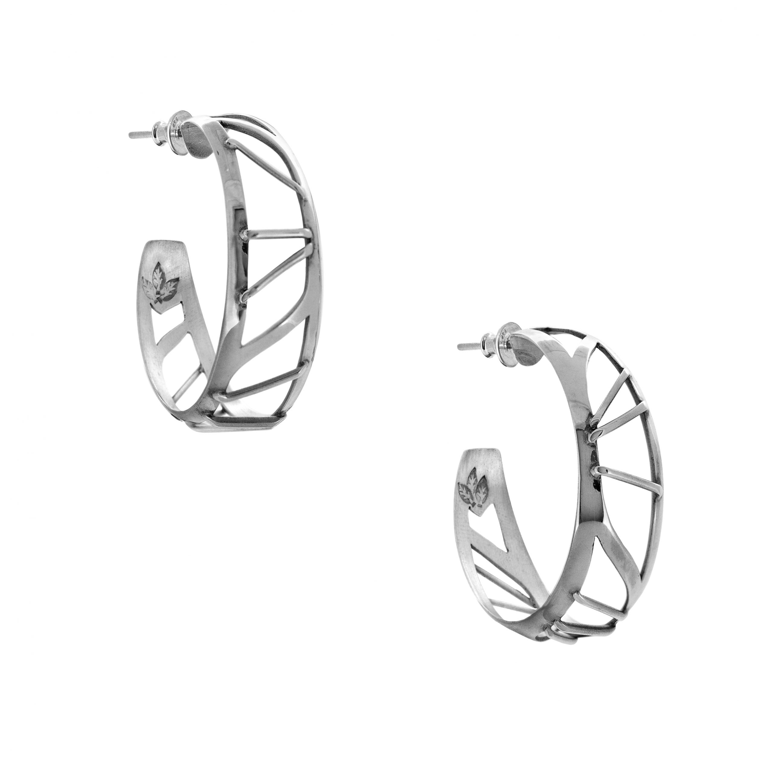 silver-impact-hoop-earrings
