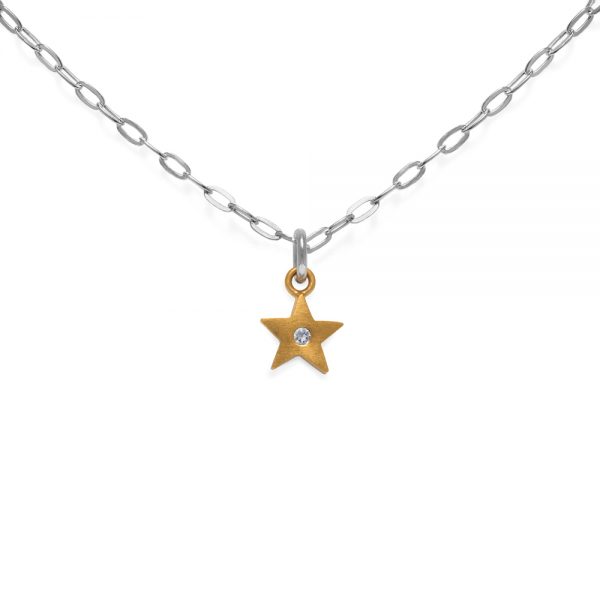 fairtrade-gold-white-sapphire-star-pendant-necklace