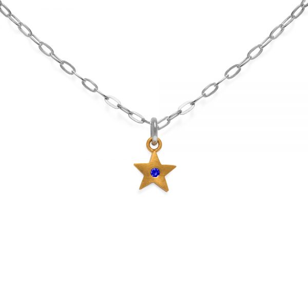 small-fairtrade-gold-star-with-blue-sapphire-trinket-necklace
