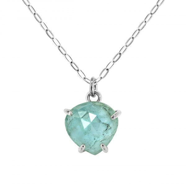 rose-cut-aquamarine-pendant-necklace