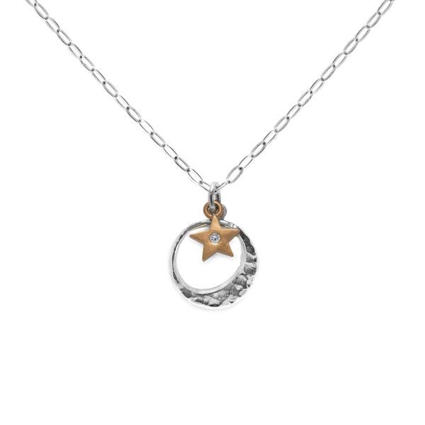 silver-moon-fairtrade-rose-gold-sapphire-star-pendant