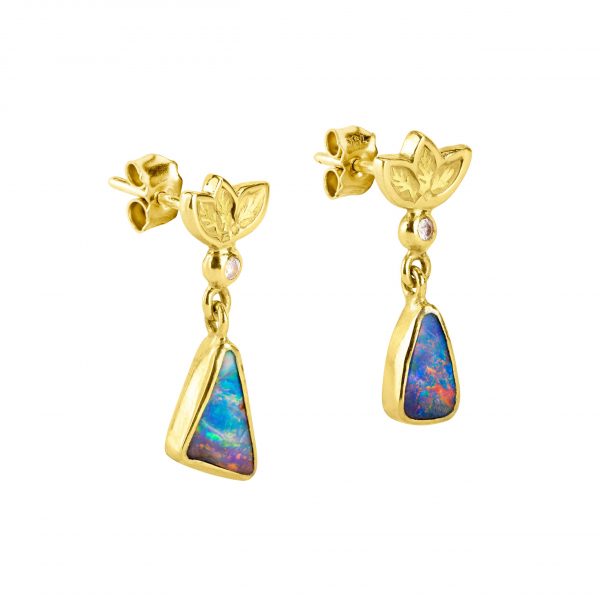 fairtrade-gold-leaf-sapphire-opal-drop-earrings